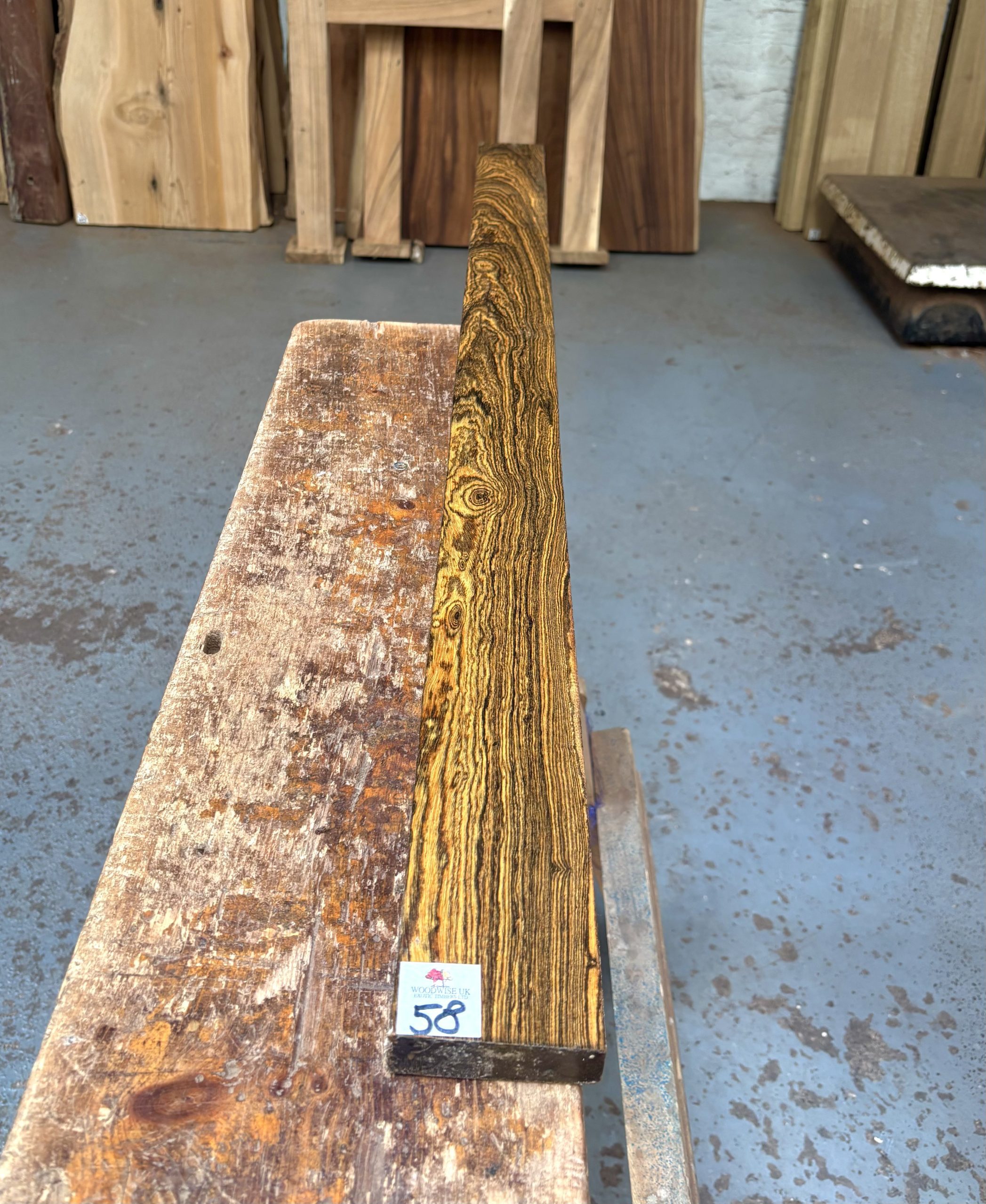 Bocote 1210x75x23 mm