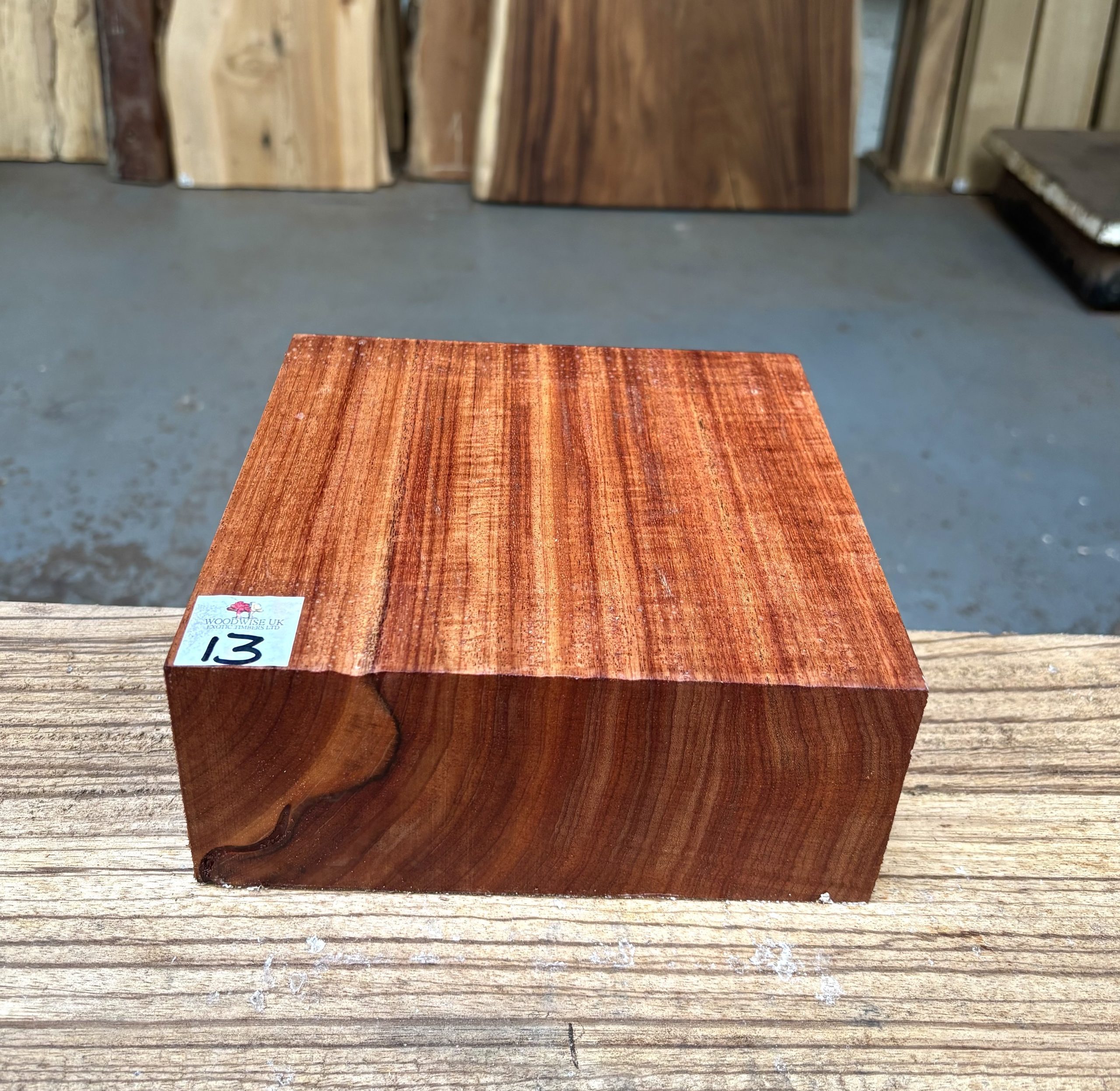 Macacauba 8x8x3 Inches