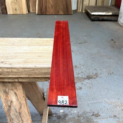 Bloodwood Fingerboard 665x80x8 mm