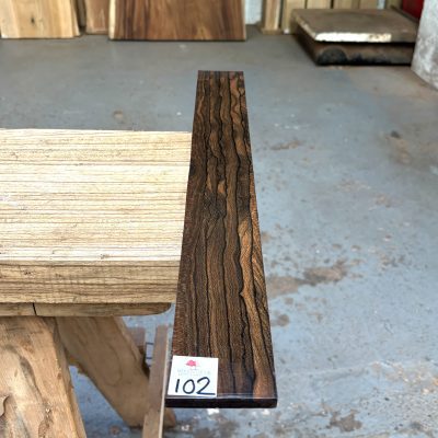 Ziricote fingerboard 580x70x10 mm