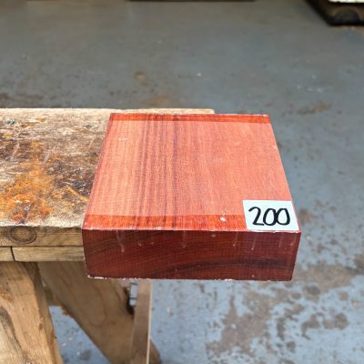 Bloodwood 6x6x2 Inches