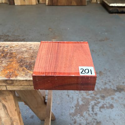 Bloodwood 6x6x2 Inches