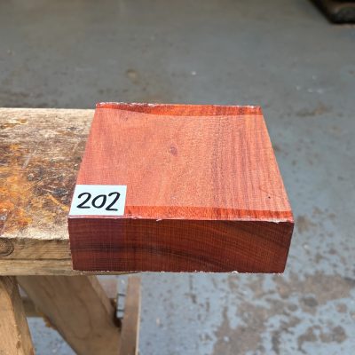 Bloodwood 6x6x2 Inches