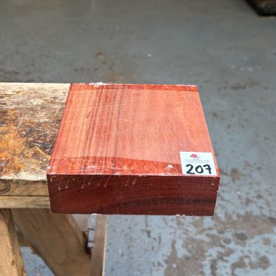 Bloodwood 6x6x2 Inches