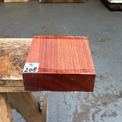 Bloodwood 6x6x2 Inches
