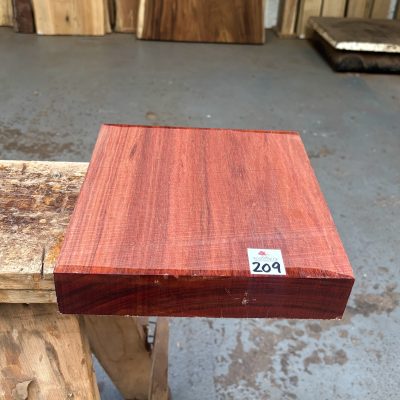 Bloodwood 10x10x2 Inches
