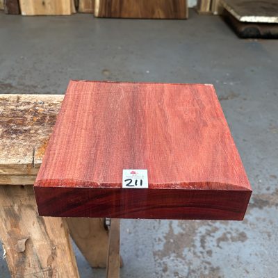 Bloodwood 10x10x2 Inches