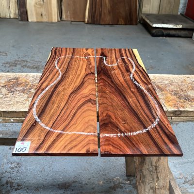 Bolivian Rosewood Guitar Top 550x360x9 mm