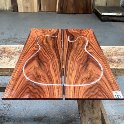 Bolivian Rosewood Guitar Top 580x405x8 mm