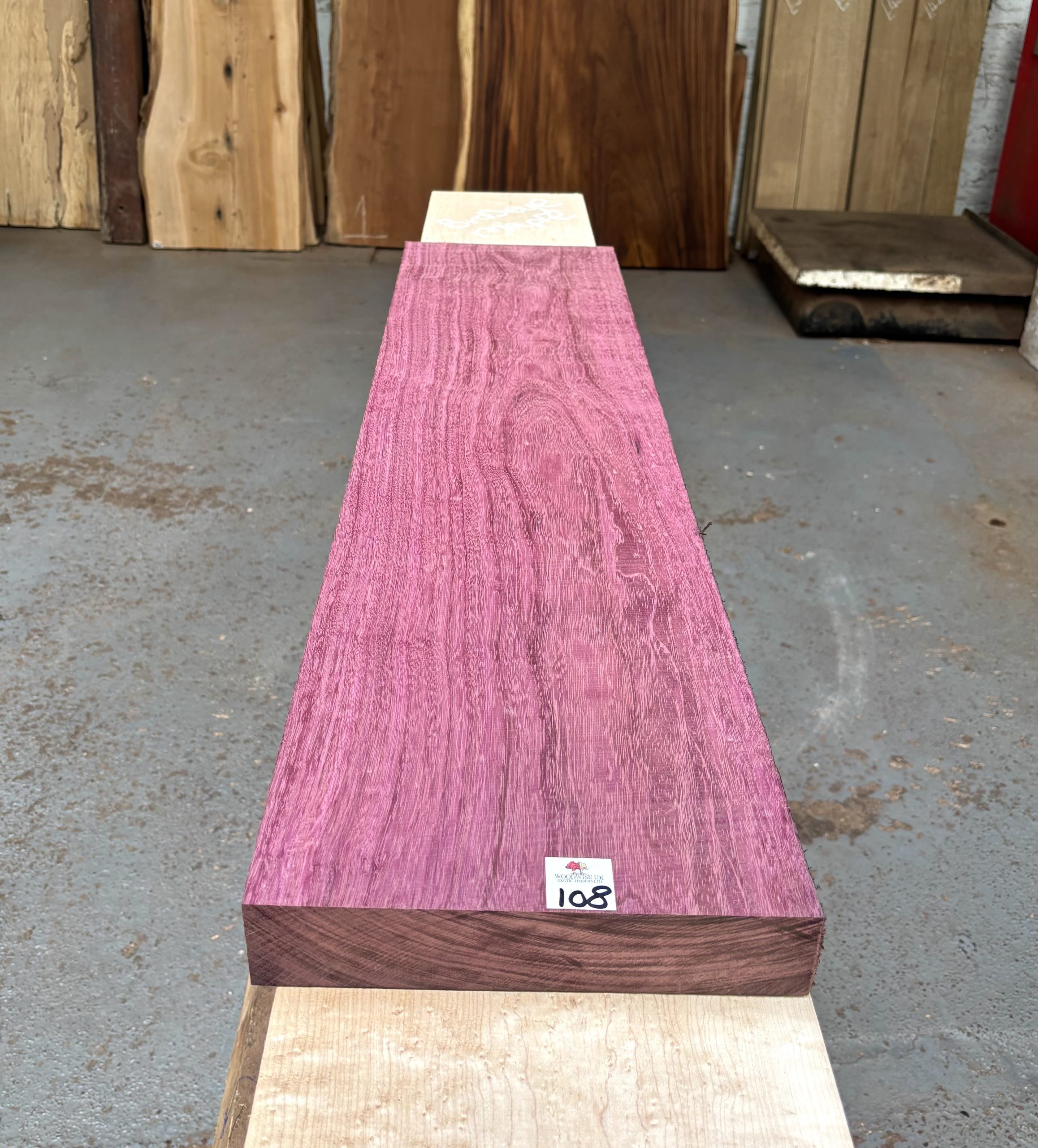 Purpleheart 1050x250x51 mm