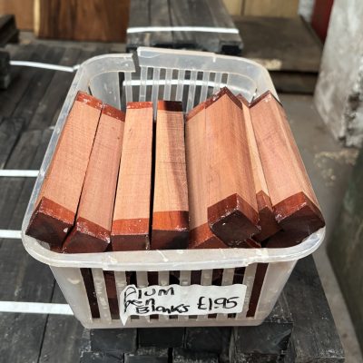 Plum Pen Blank 21x21x150 mm