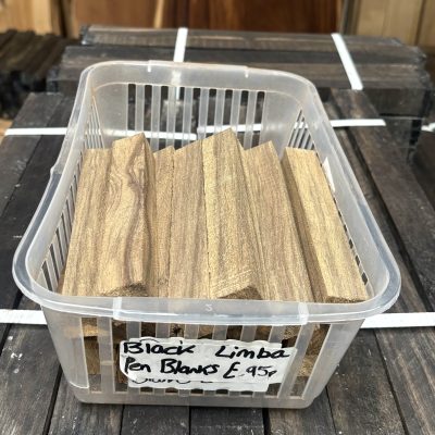Black Limba Pen Blank 21x21x150 mm