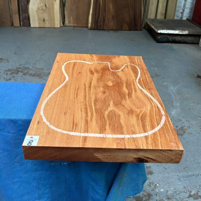 Khaya Mahogany Guitar Body Blank (1 Piece) 530x355x46 mm