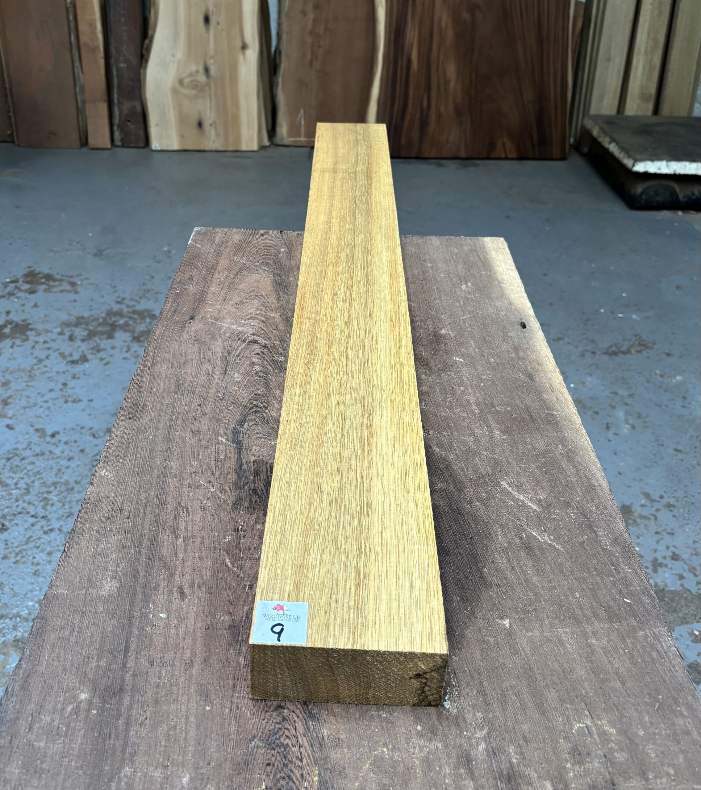 White Limba (Bass) Guitar Neck 1080x110x49 mm