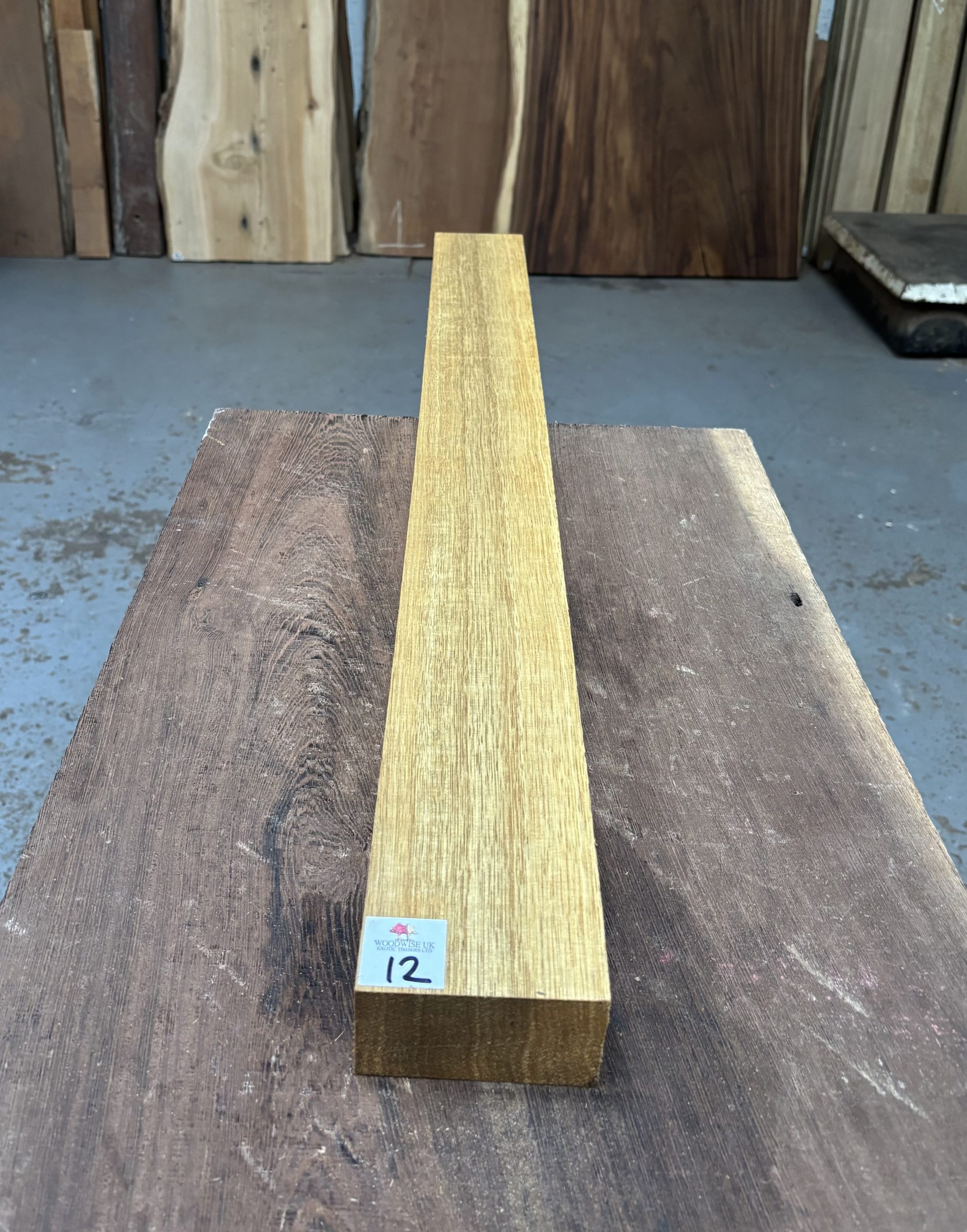 White Limba Guitar Neck 920x90x50 mm