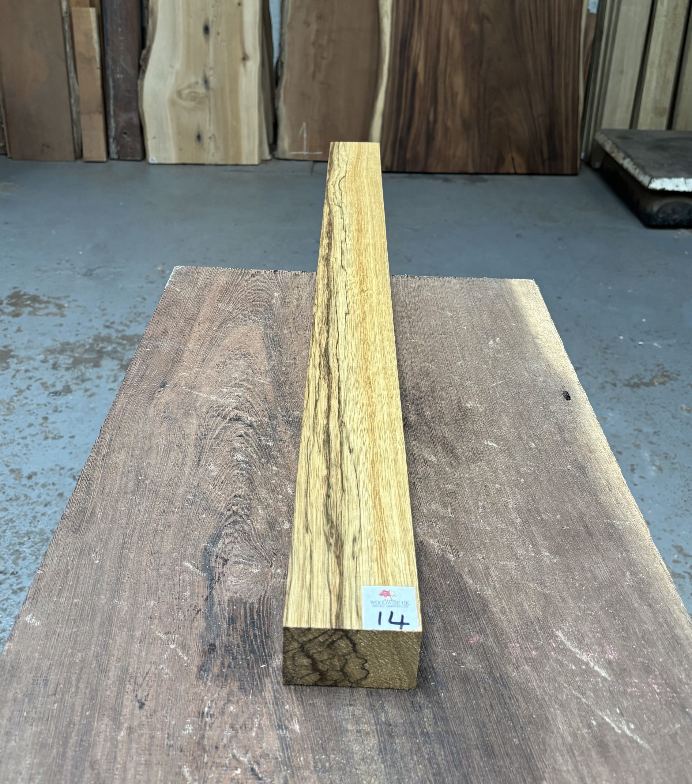 Black Limba Guitar Neck 920x75x49 mm