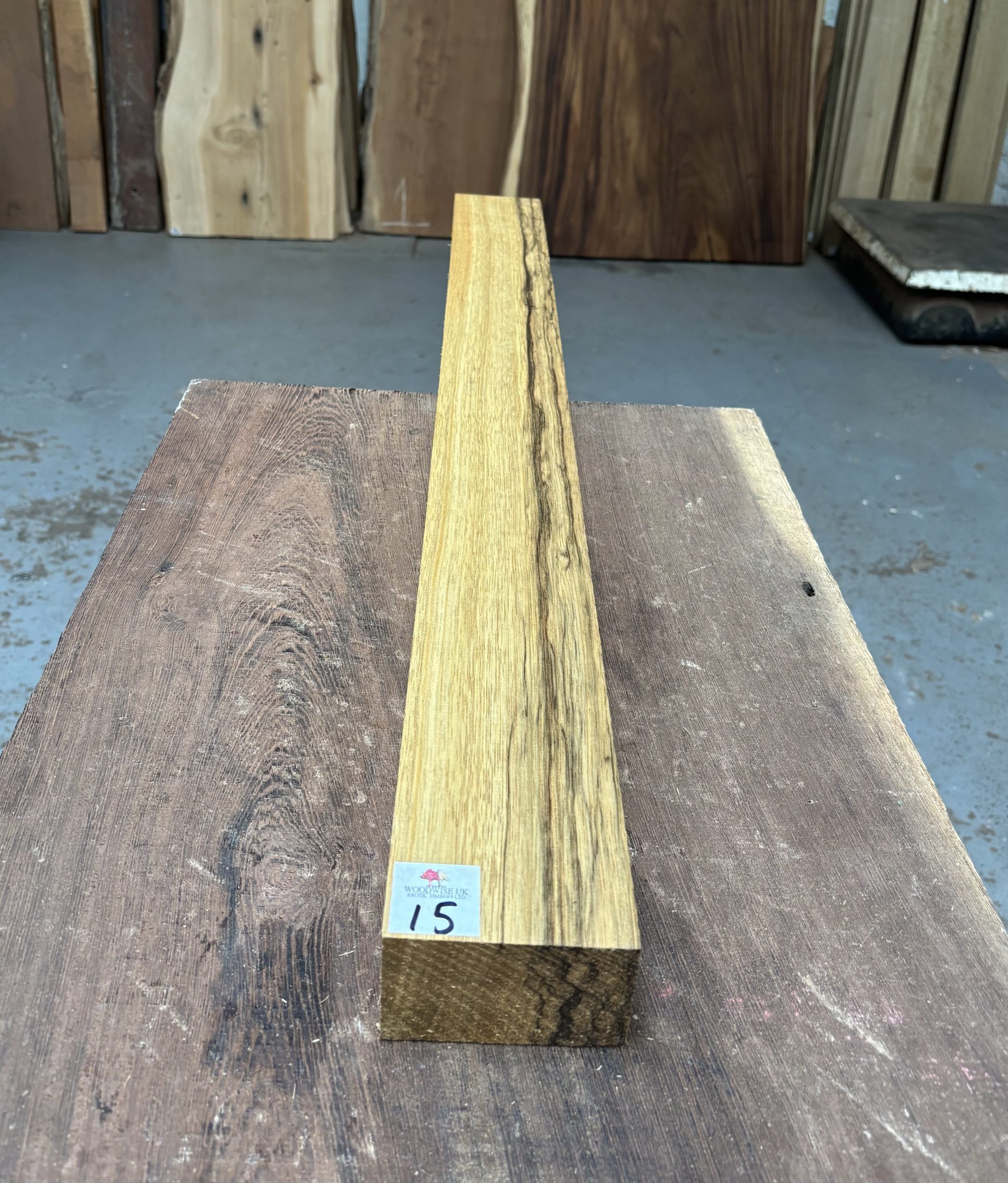Black Limba Guitar Neck 910x85x50 mm