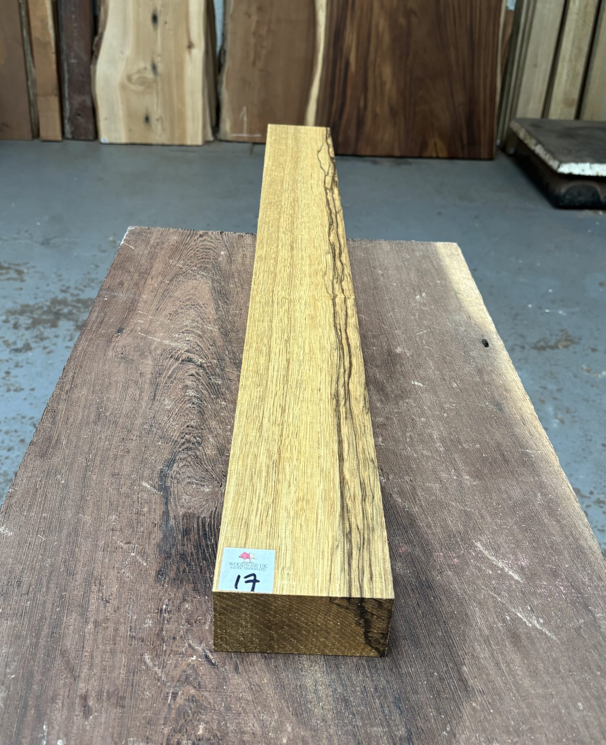 Black Limba Guitar Neck 920x100x50 mm