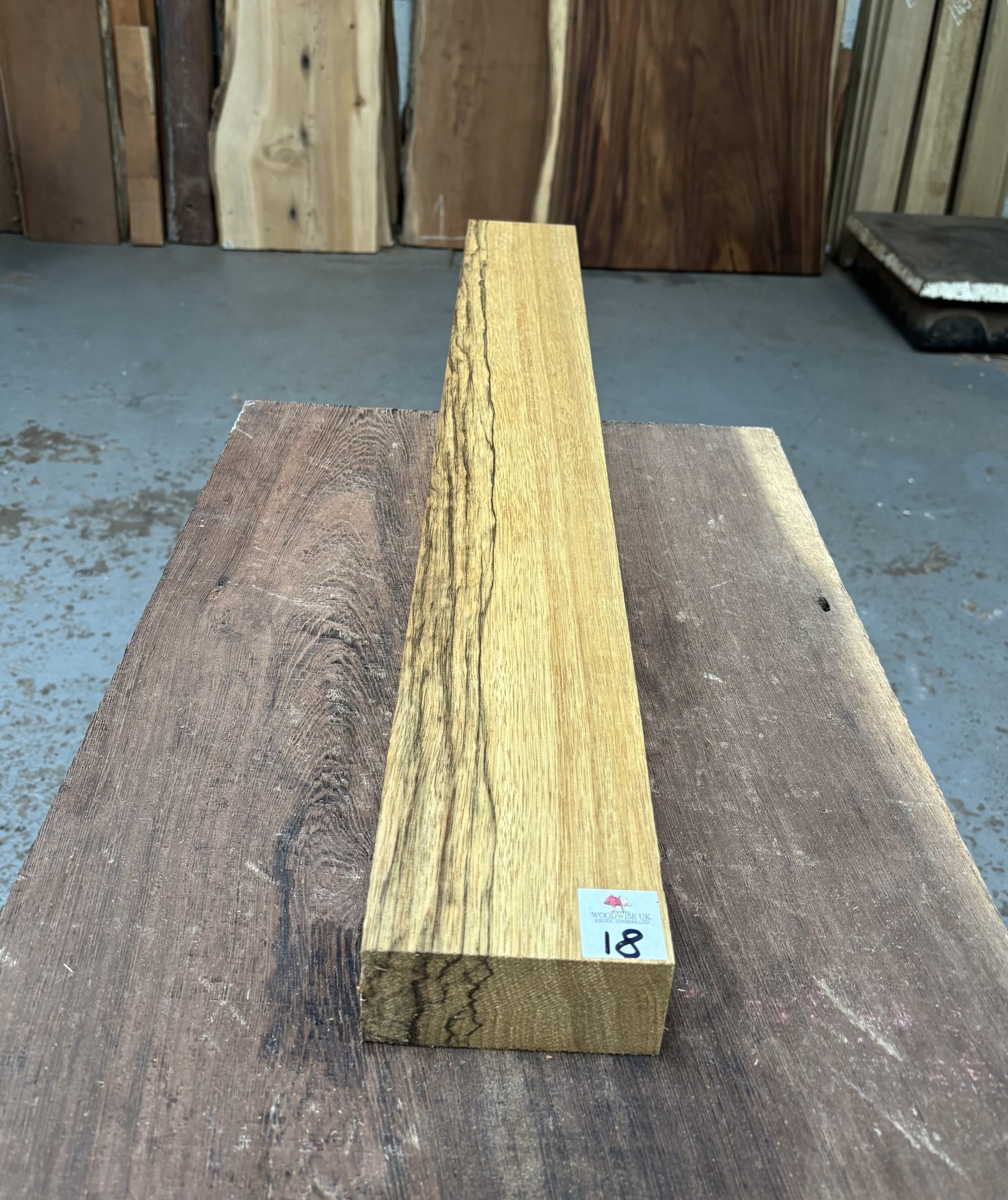 Black Limba Guitar Neck 910x110x49 mm