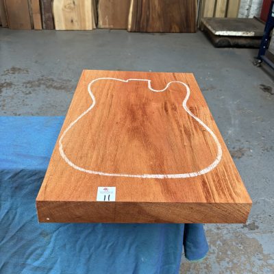 Khaya Mahogany Guitar Body Blank (1 Piece) 530x355x50 mm