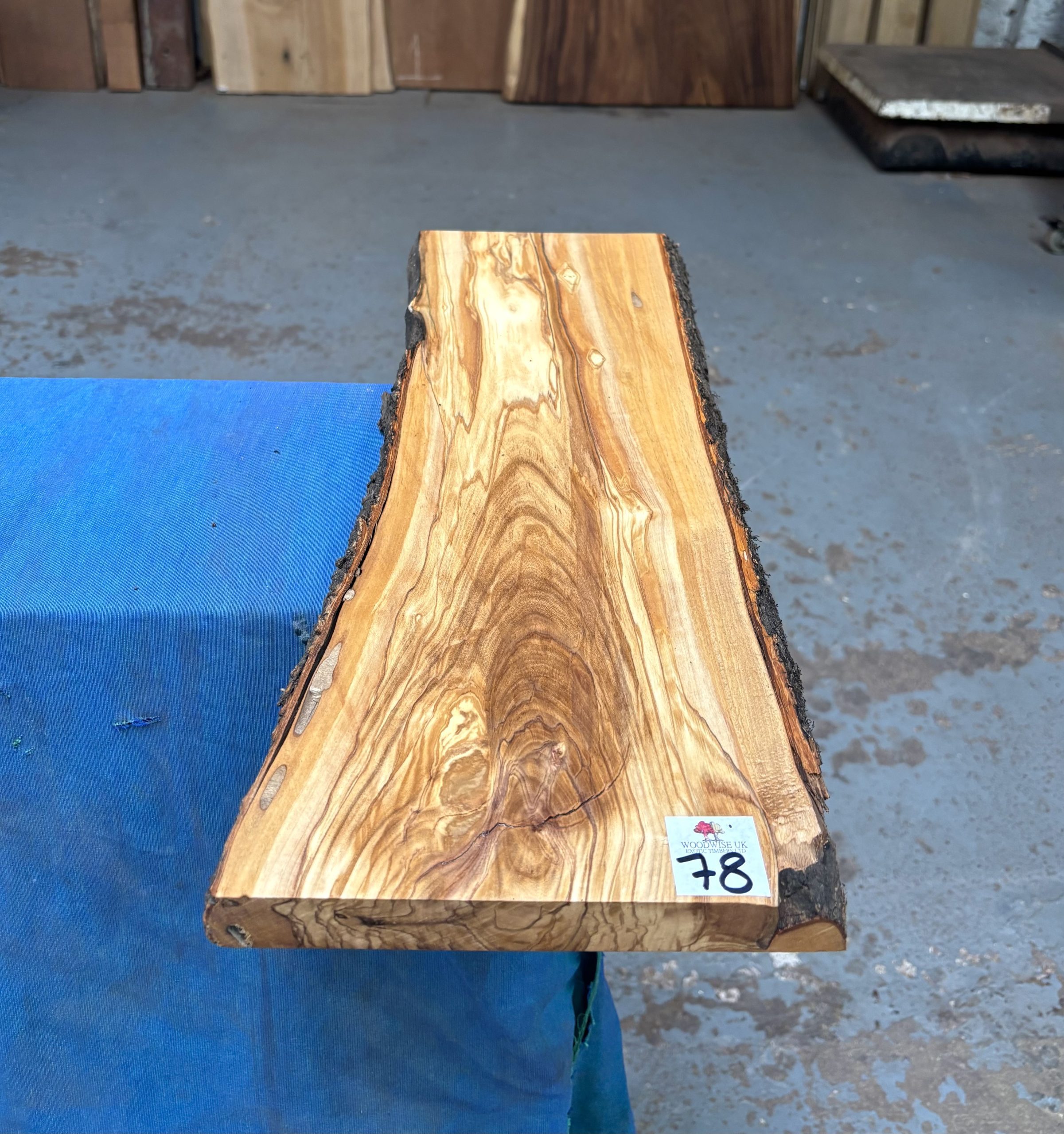 Mediterranean Olivewood Board 530x170-190x24 mm