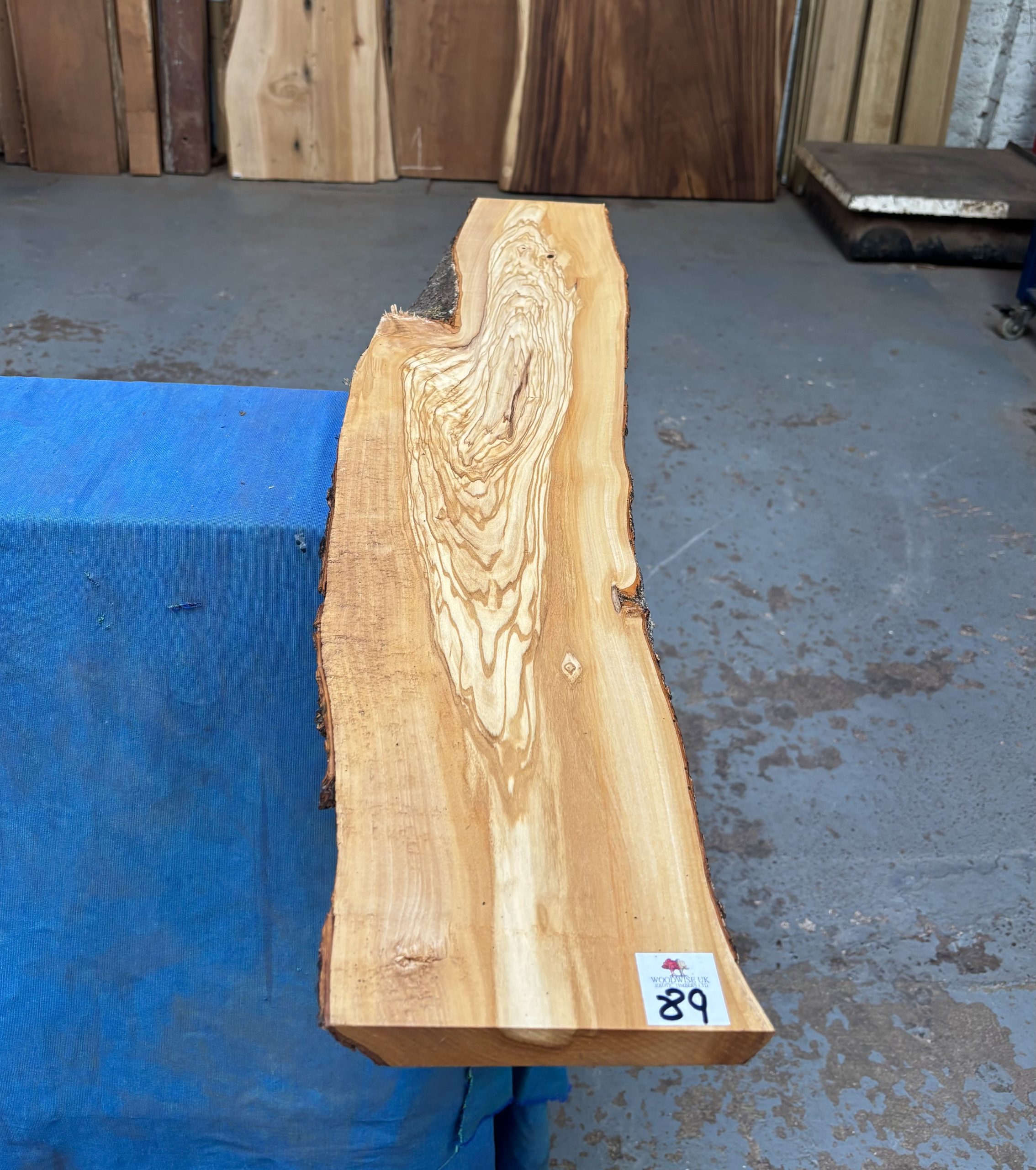 Mediterranean Olivewood Board 1030x160-210x20 mm