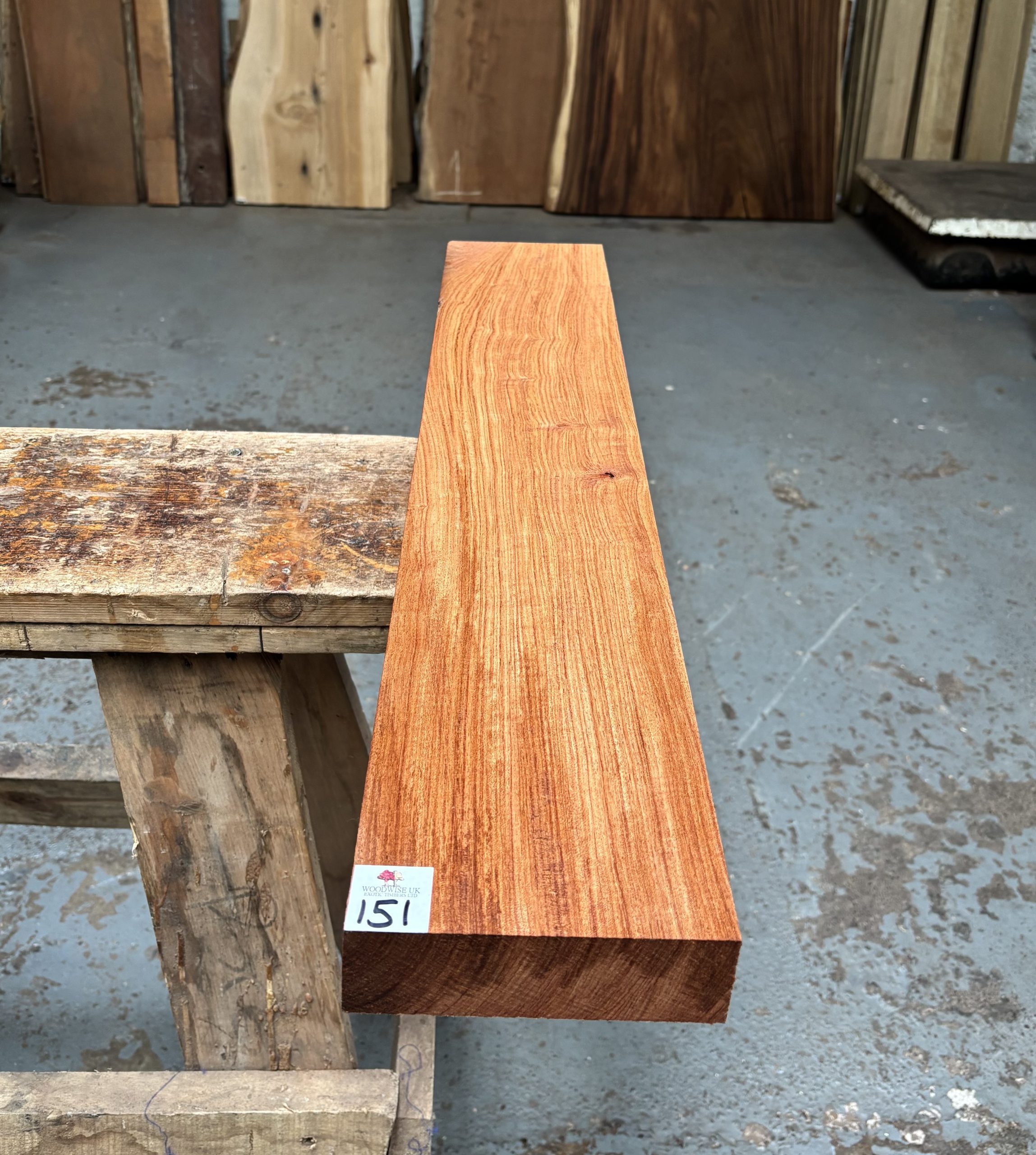 Namibian Rosewood 770x140x47 mm
