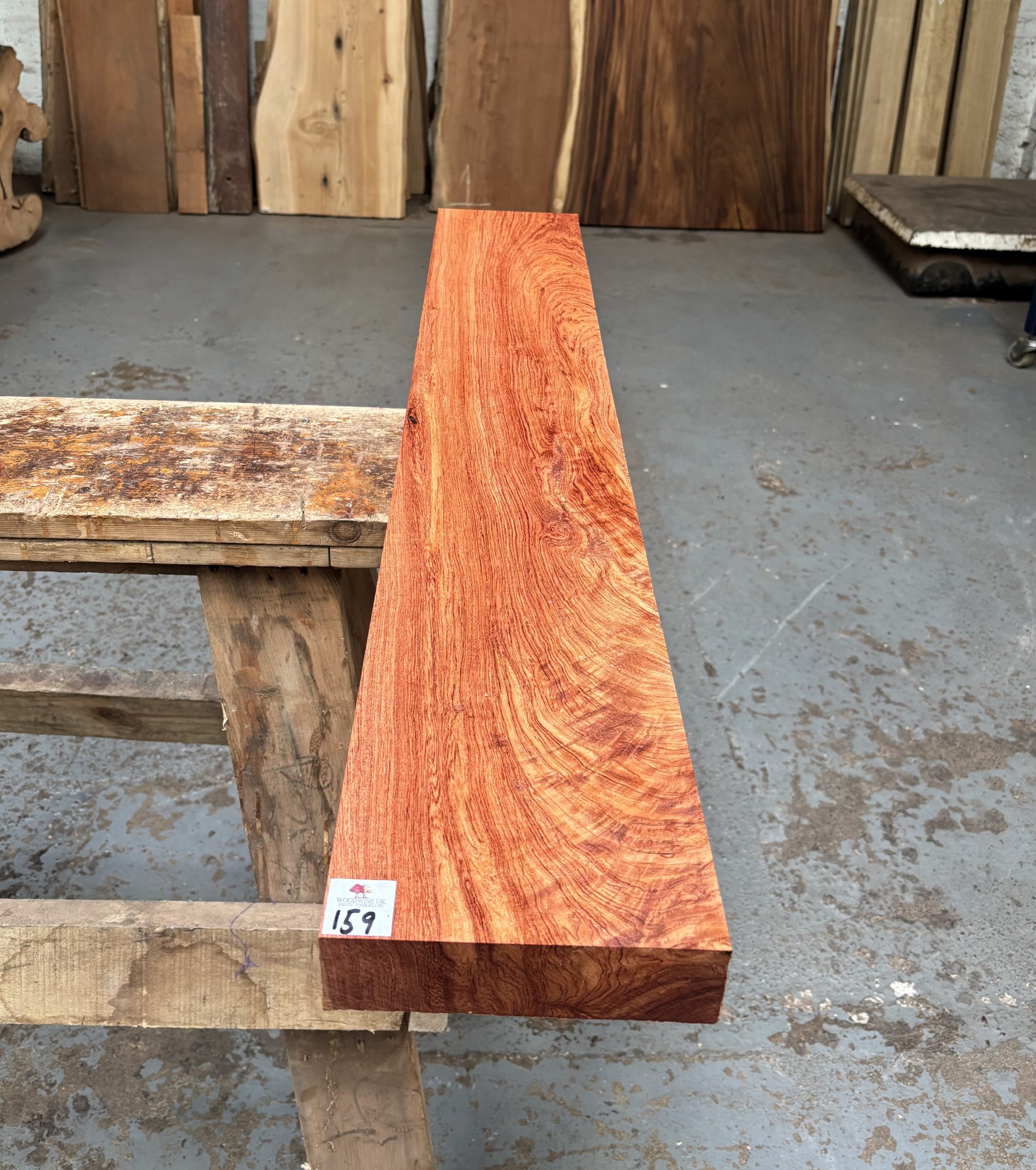 Namibian Rosewood 1075x170x48 mm