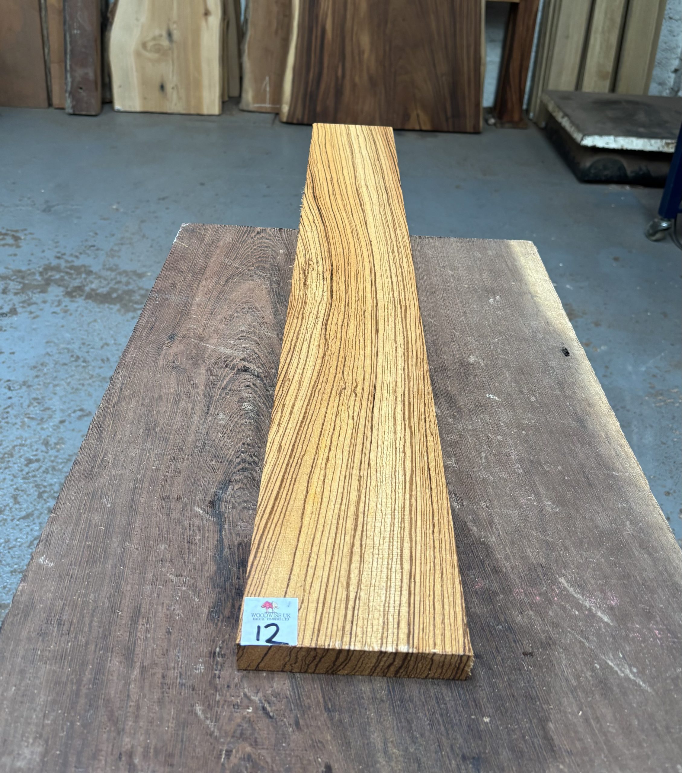 Zebrano 940x125x23 mm