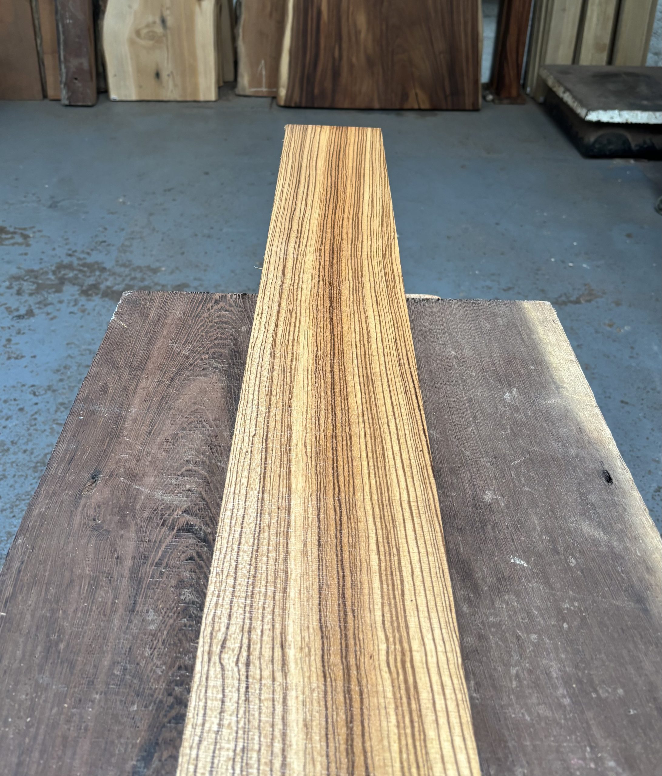 Zebrano 975x140x23 mm