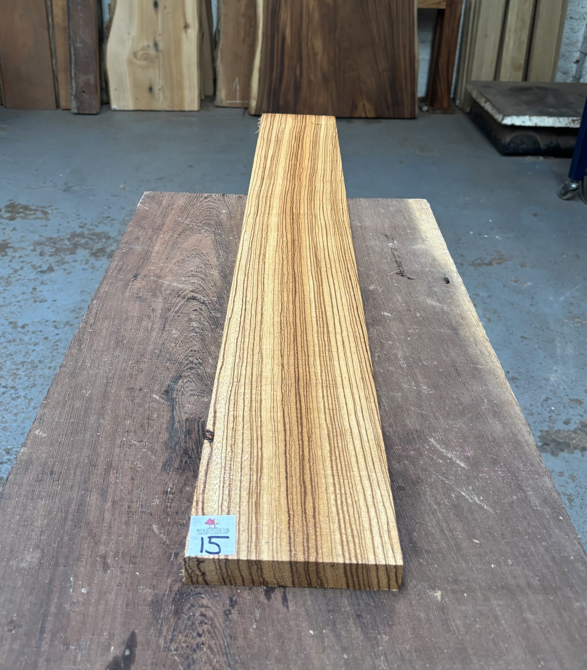Zebrano 980x138x23 mm
