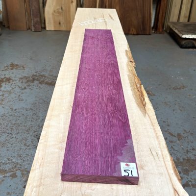 Purpleheart 915x145x22 mm