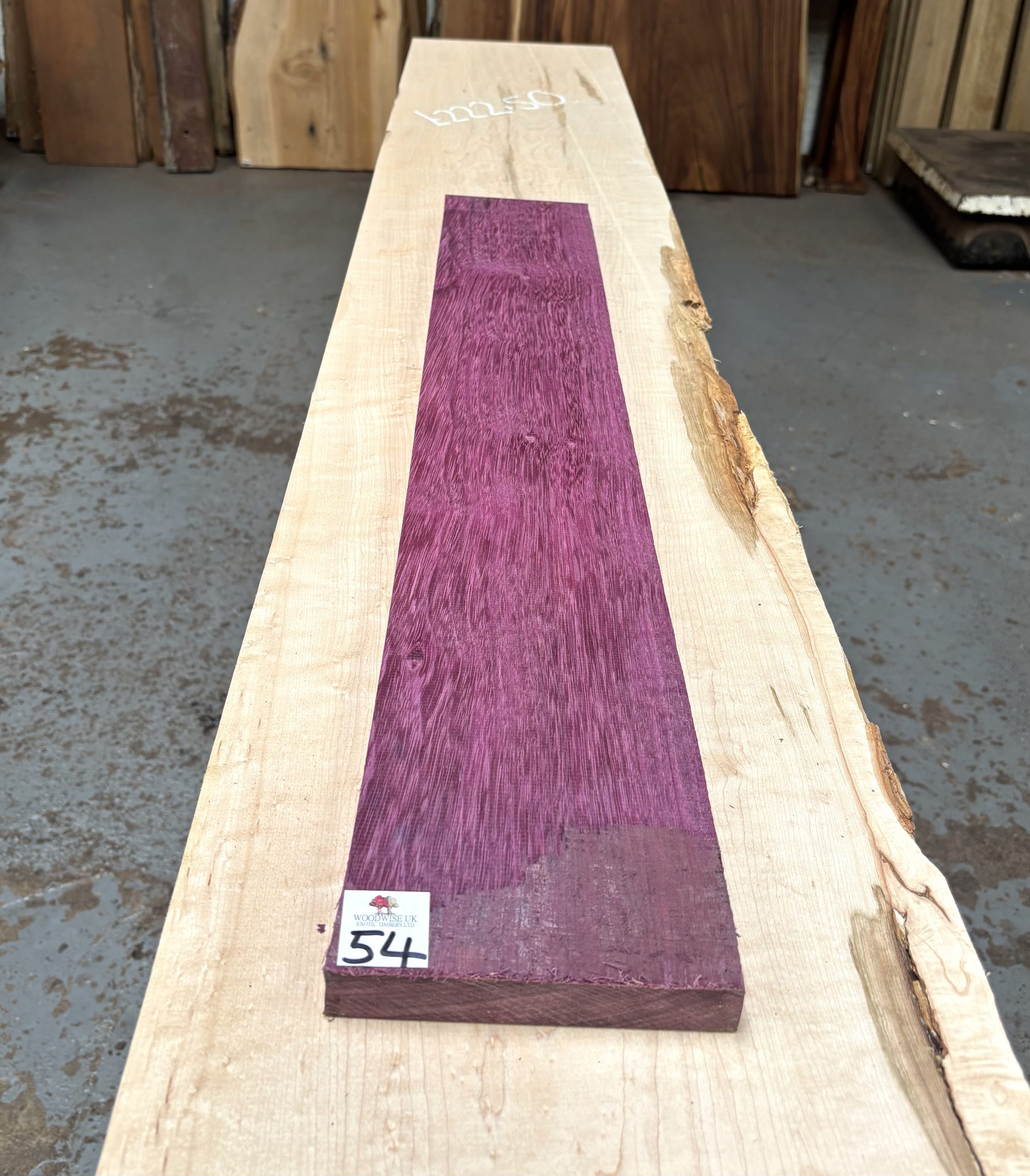 Purpleheart 815x130x23 mm