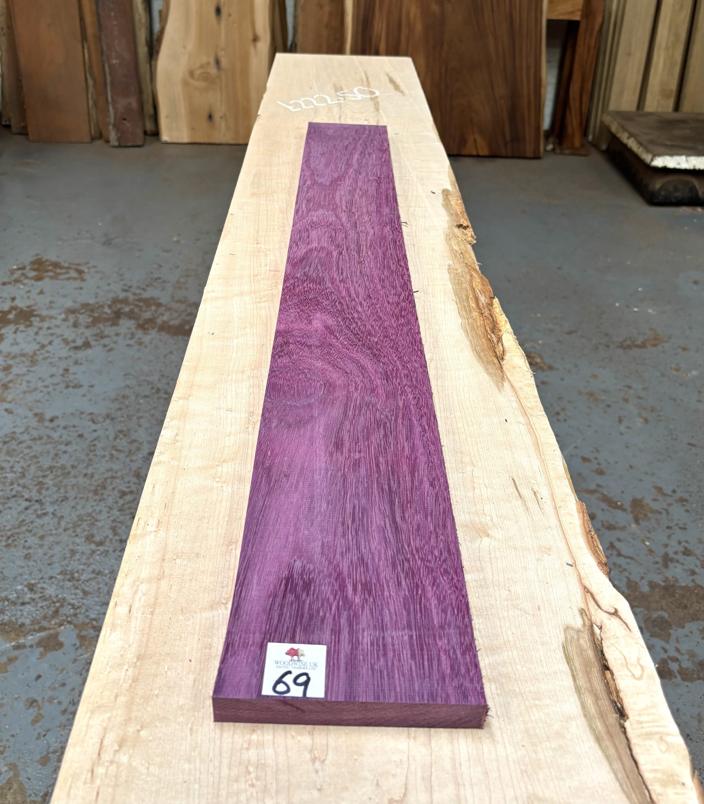 Purpleheart 1010x120x20 mm