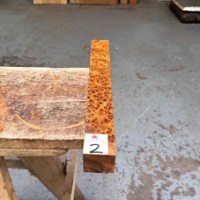 Amboyna Burl 40x40x310 mm