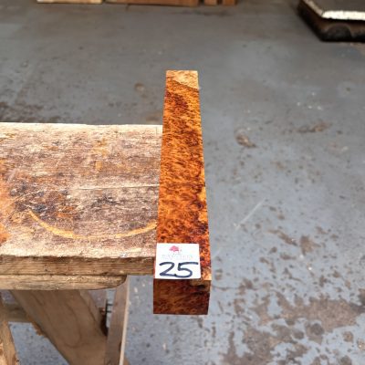 Amboyna Burl 40x40x310 mm