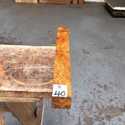Amboyna Burl 40x40x310 mm