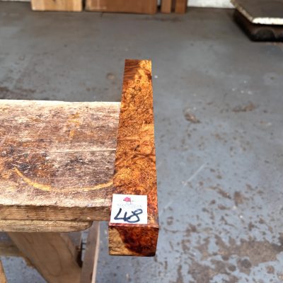 Amboyna Burl 40x40x310 mm