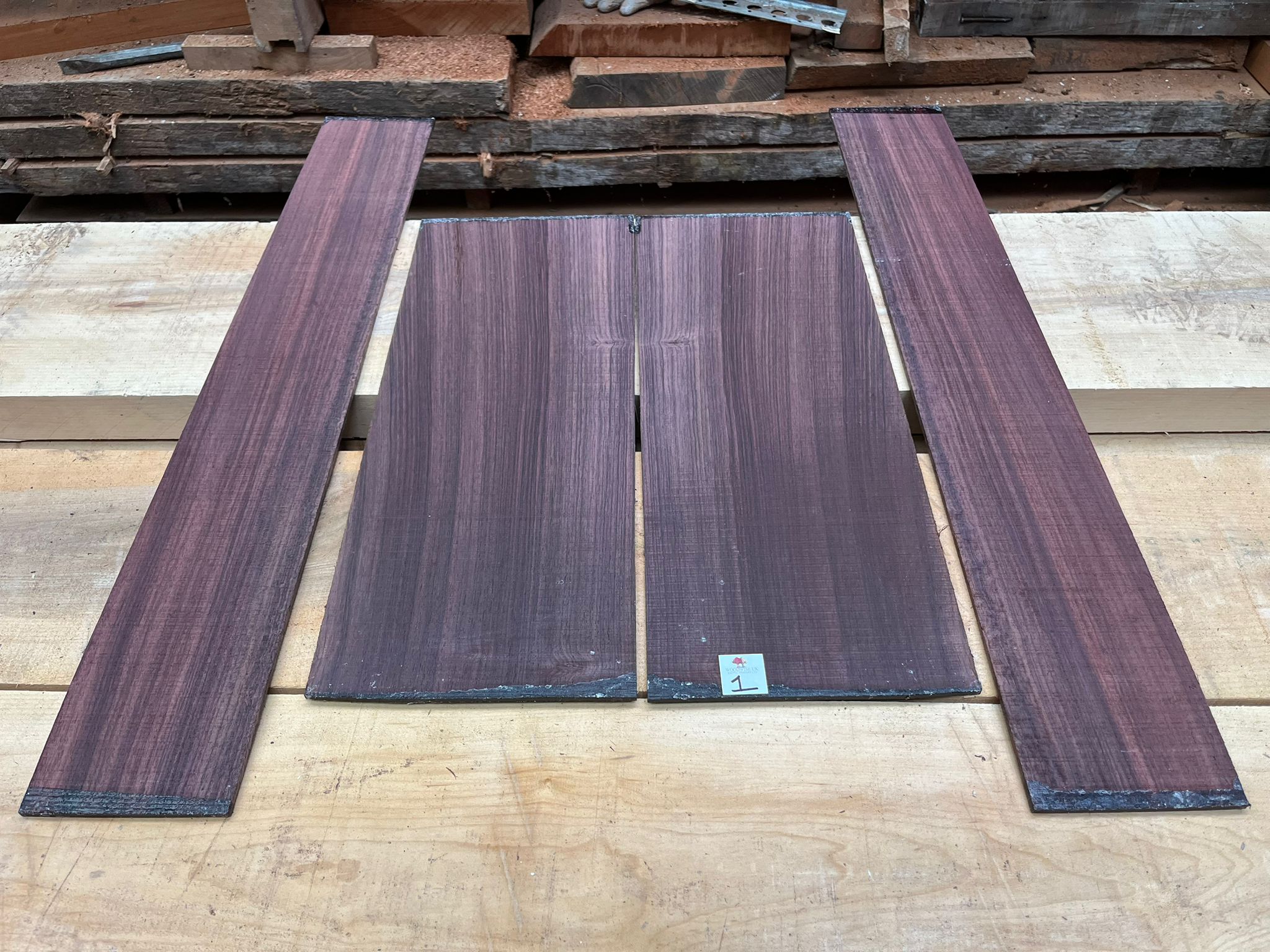 Indian Rosewood Guitar Back and Side Set IR1