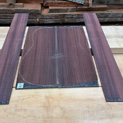 Indian Rosewood Guitar Back and Side Set IR5