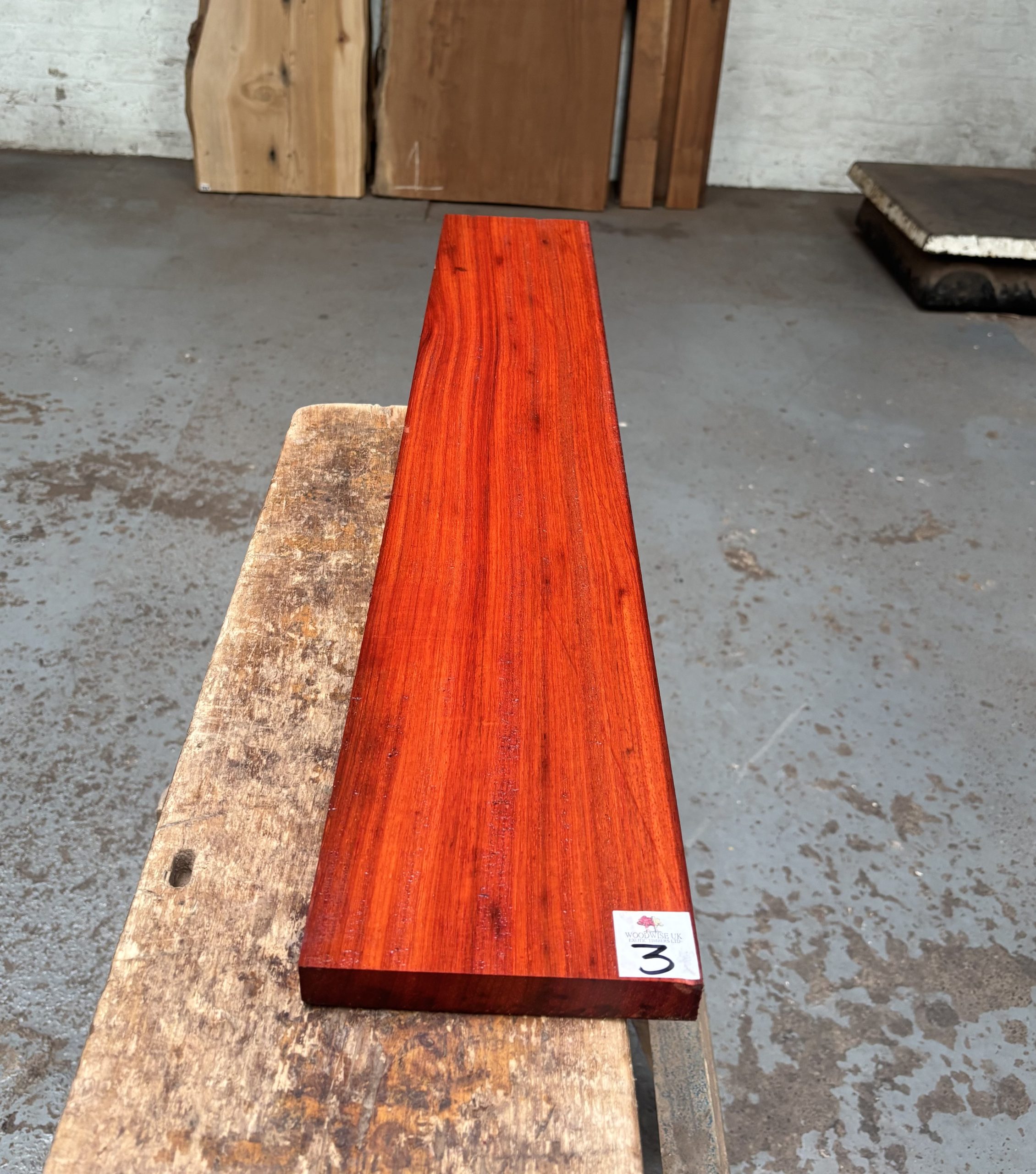 Padauk 920x150x23 mm