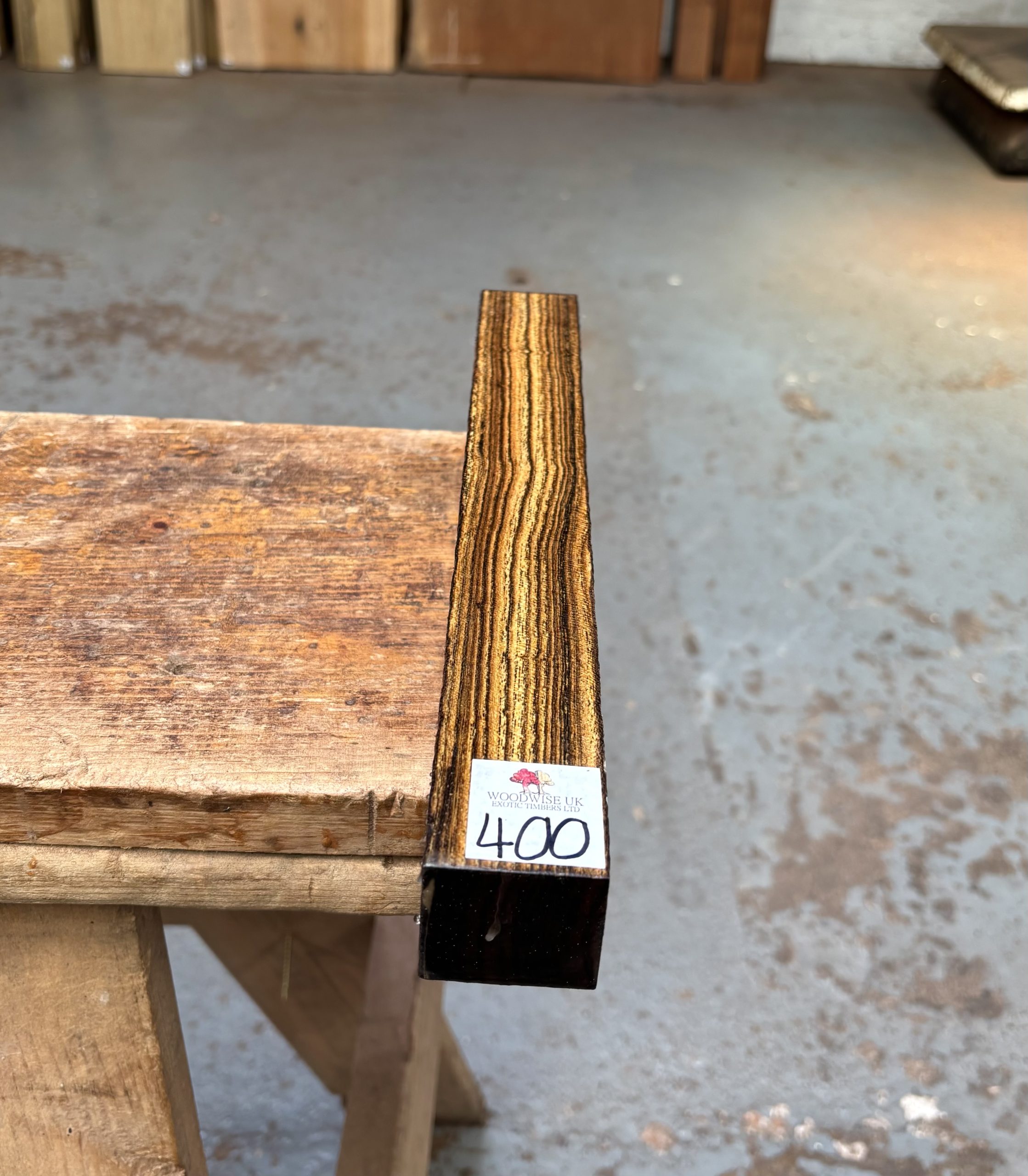Bocote 1.5x1.5x12 Inches