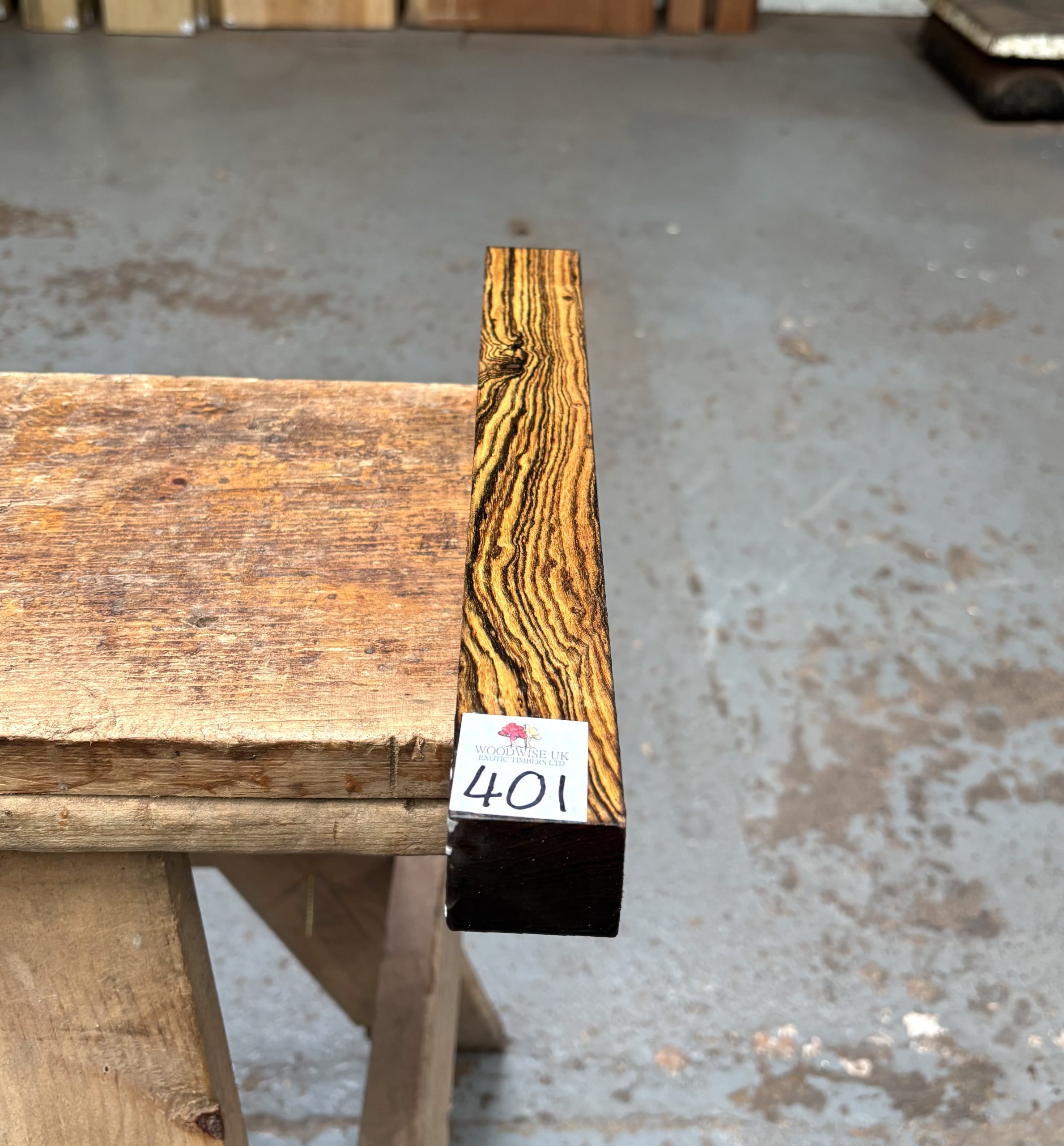 Bocote 1.5x1.5x12 Inches