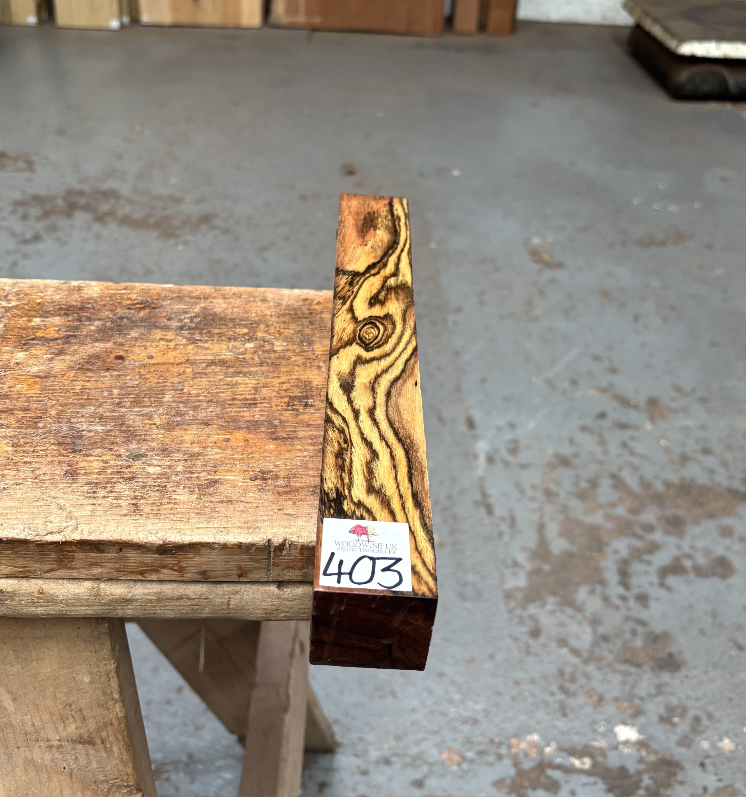 Bocote 1.5x1.5x12 Inches