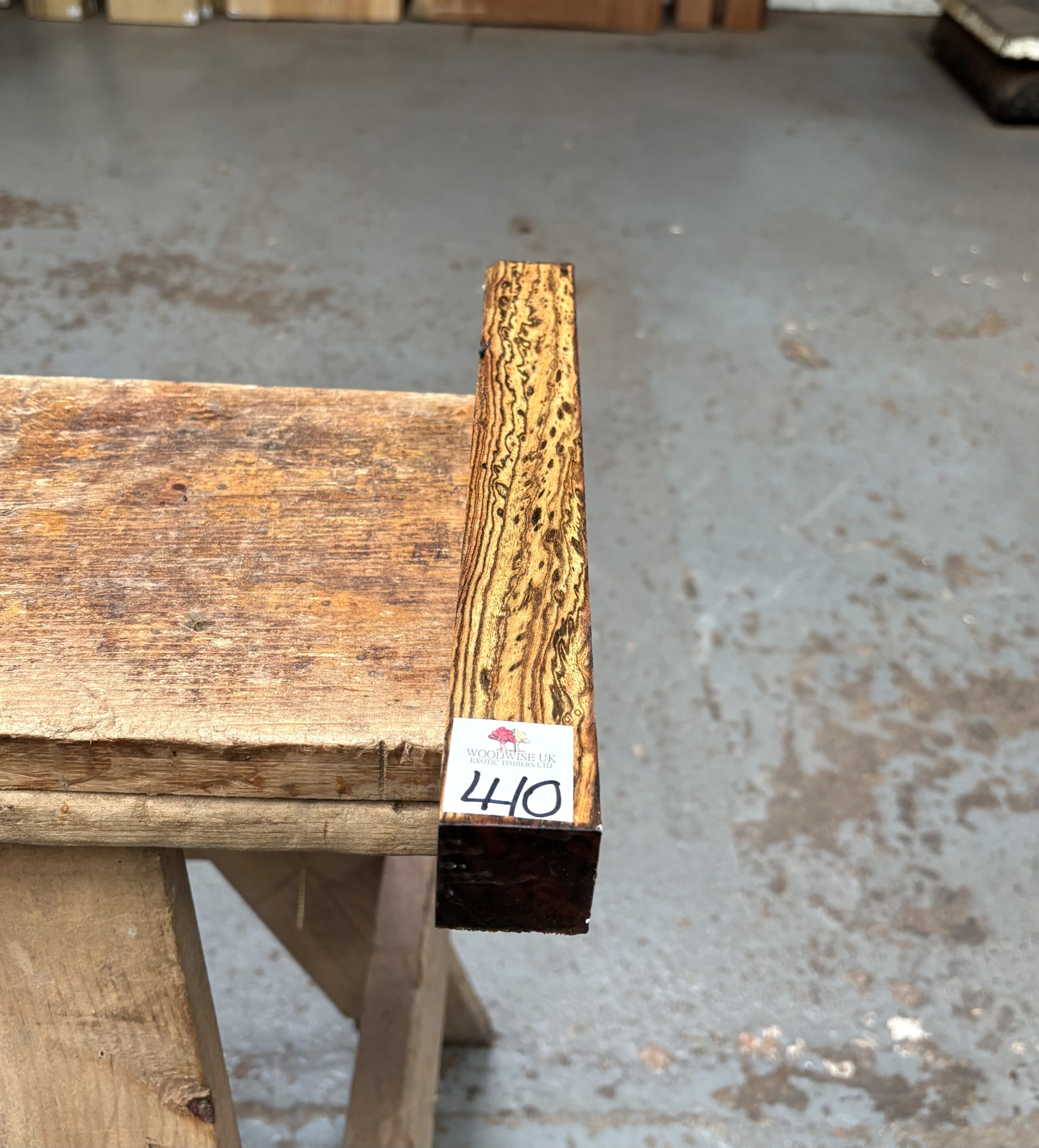 Bocote 1.5x1.5x12 Inches