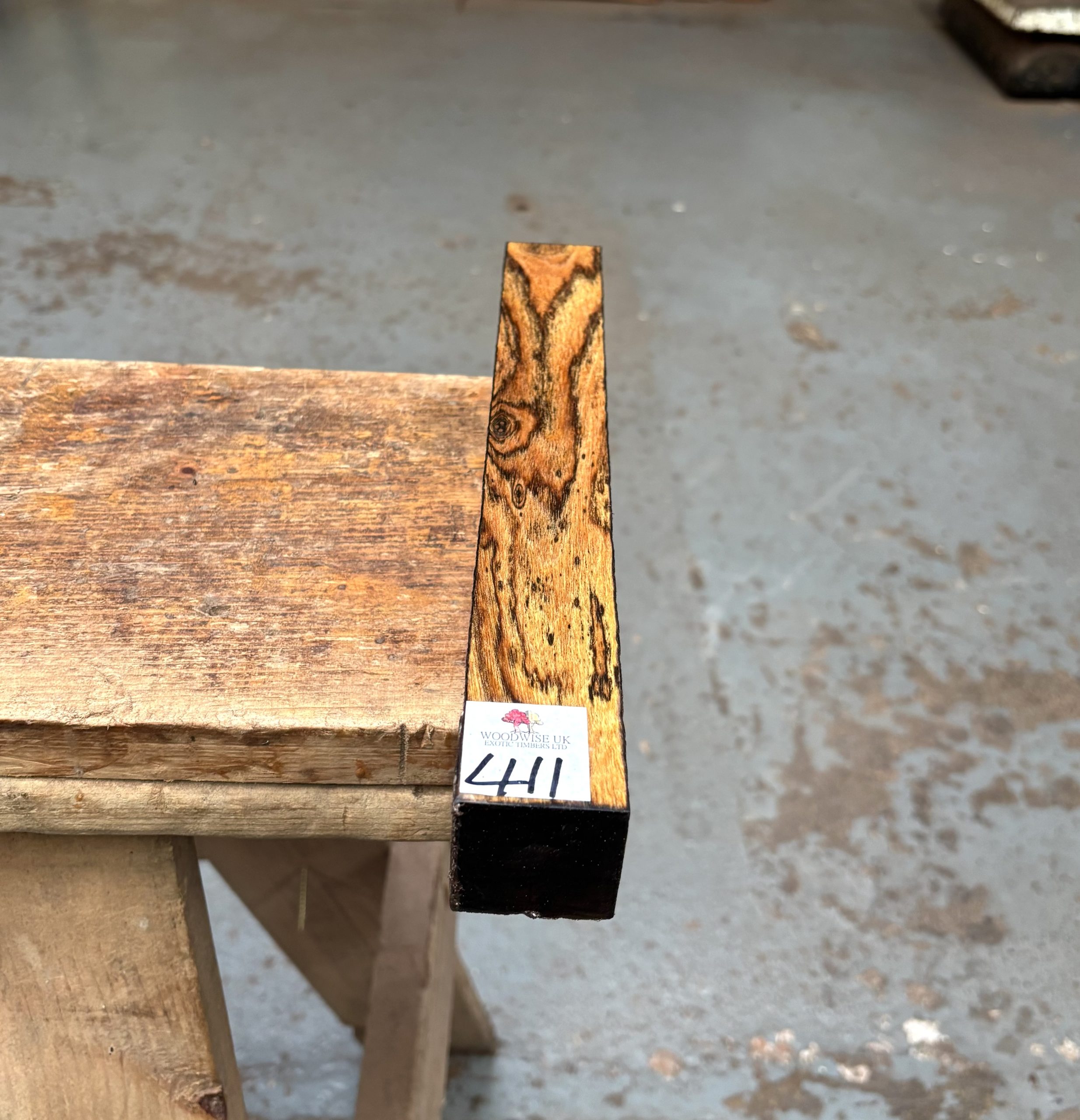 Bocote 1.5x1.5x12 Inches