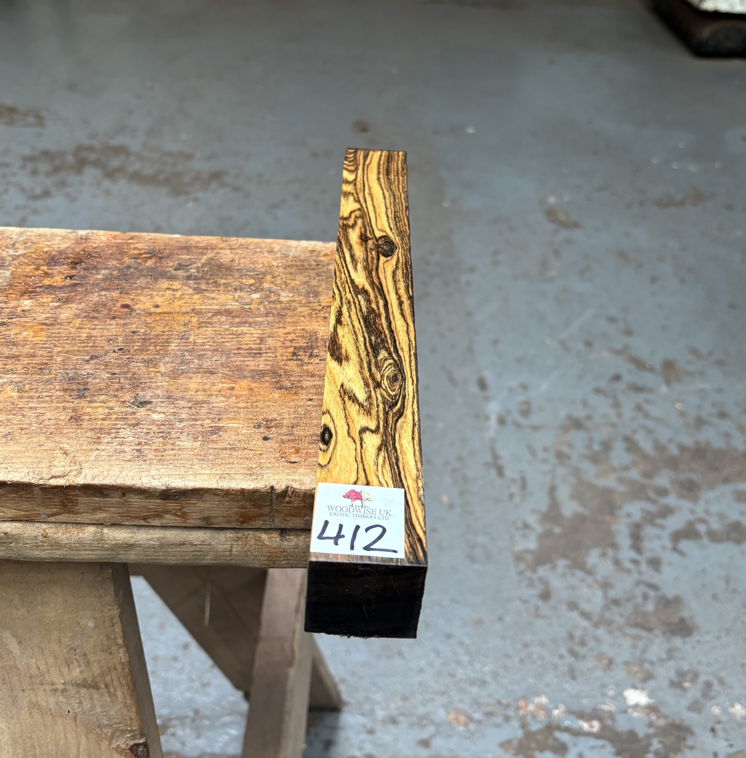 Bocote 1.5x1.5x12 Inches