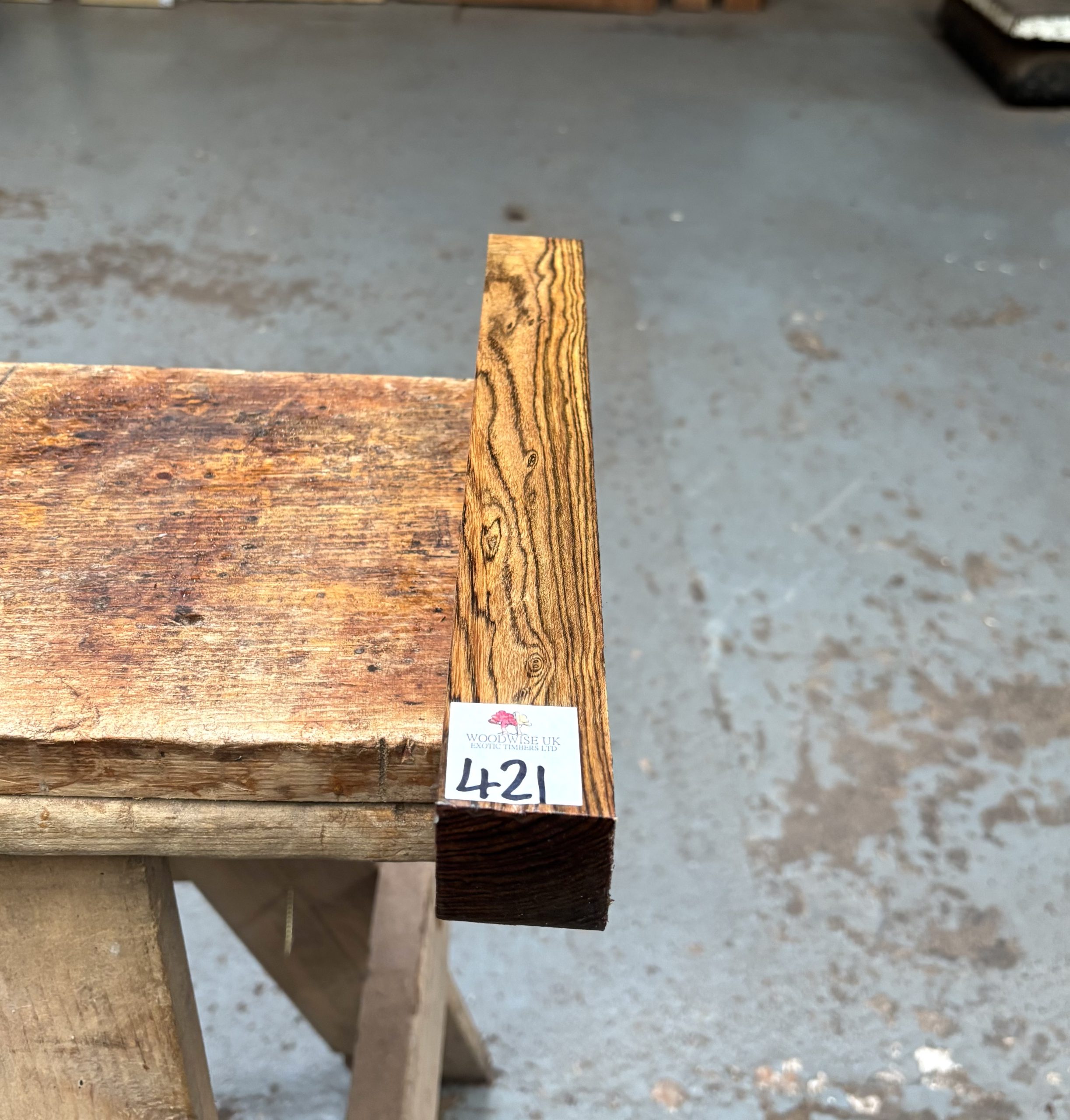 Bocote 1.5x1.5x12 Inches