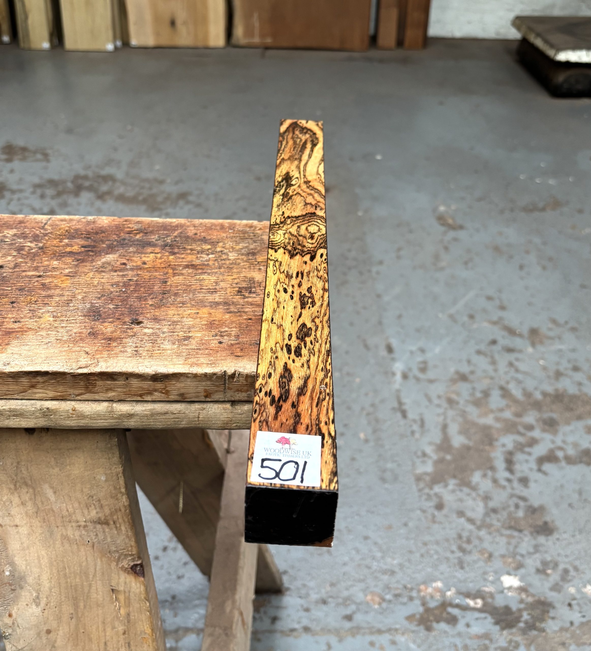 Bocote 1.5x1.5x18 Inches