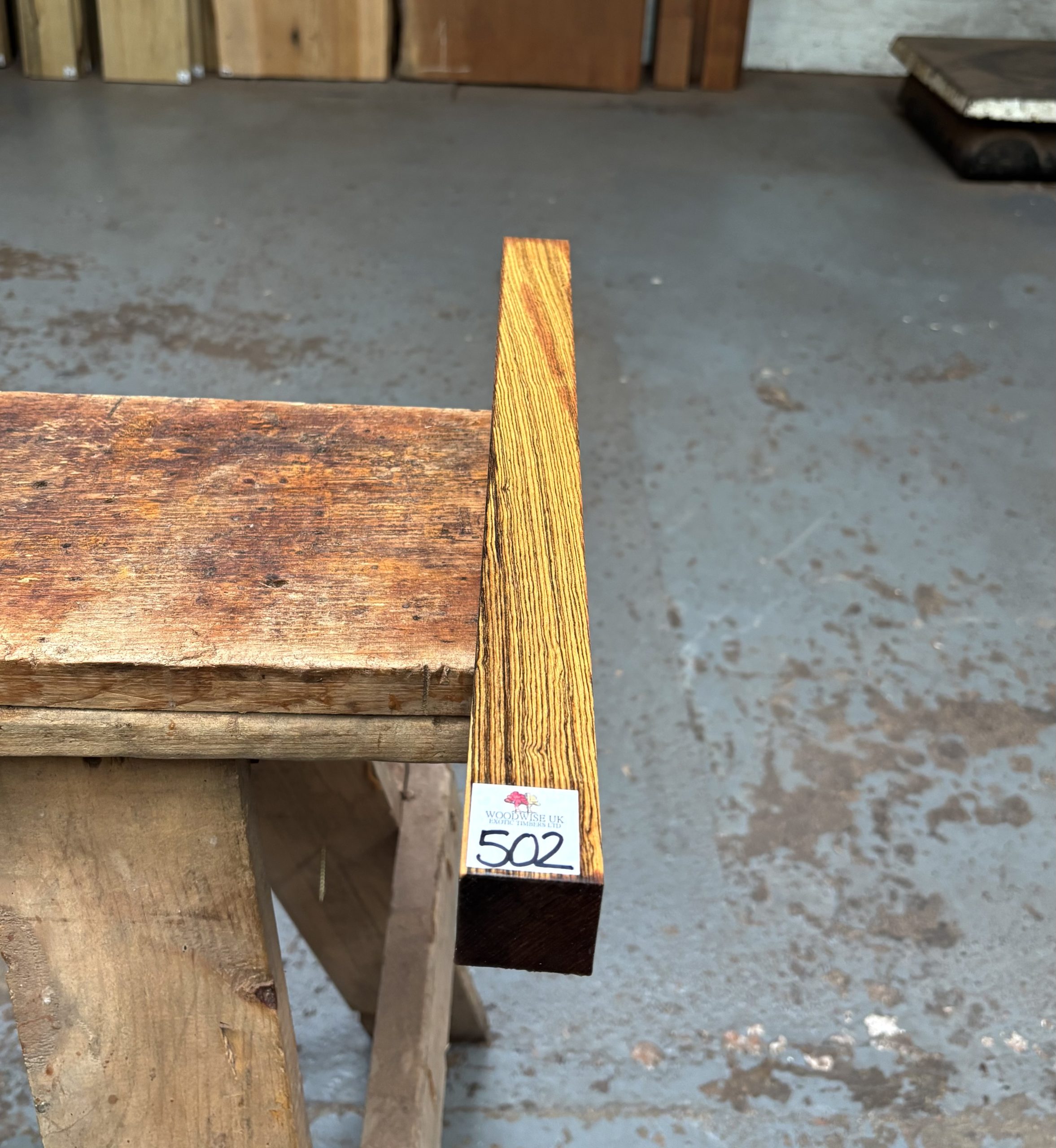 Bocote 1.5x1.5x18 Inches